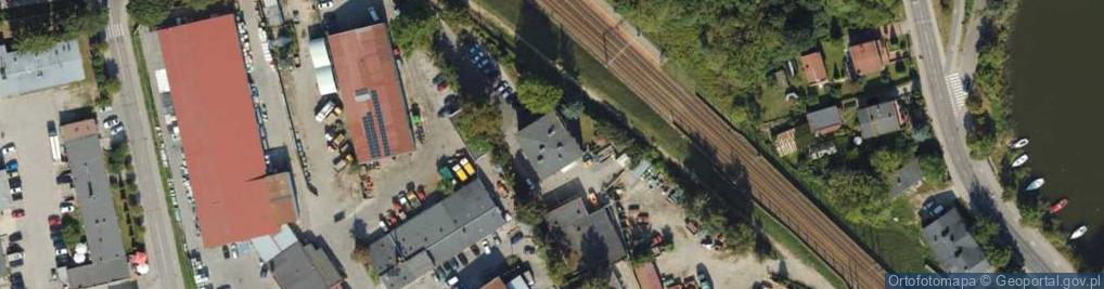 Zdjęcie satelitarne Biskupska ul.