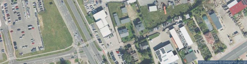 Zdjęcie satelitarne Biskupicka ul.