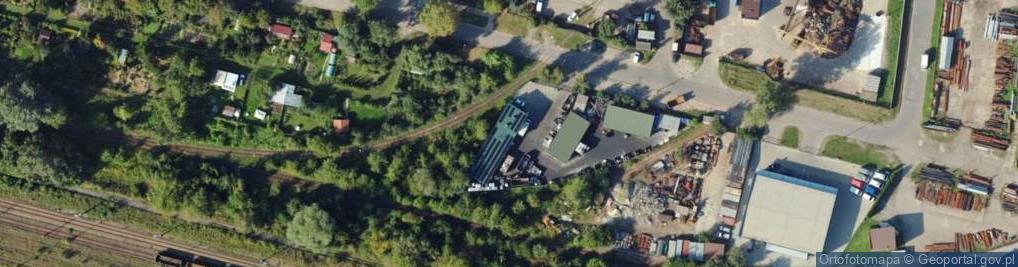 Zdjęcie satelitarne Biskupińska ul.