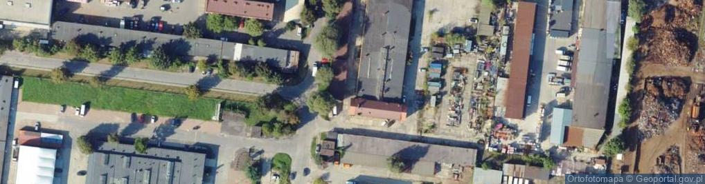 Zdjęcie satelitarne Biskupińska ul.