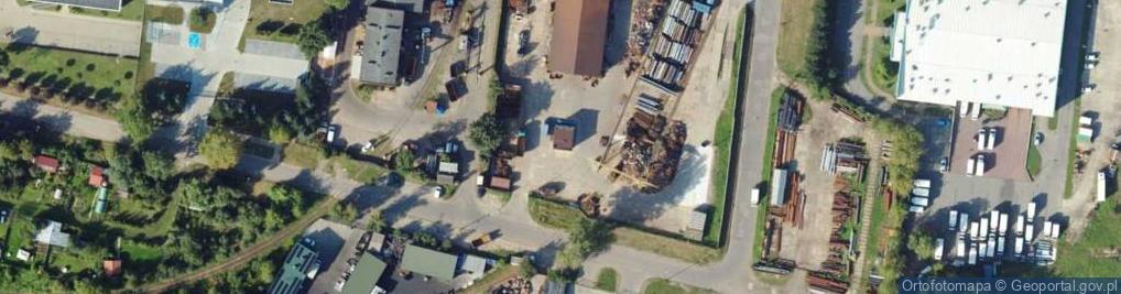 Zdjęcie satelitarne Biskupińska ul.