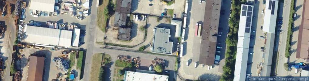 Zdjęcie satelitarne Biskupińska ul.
