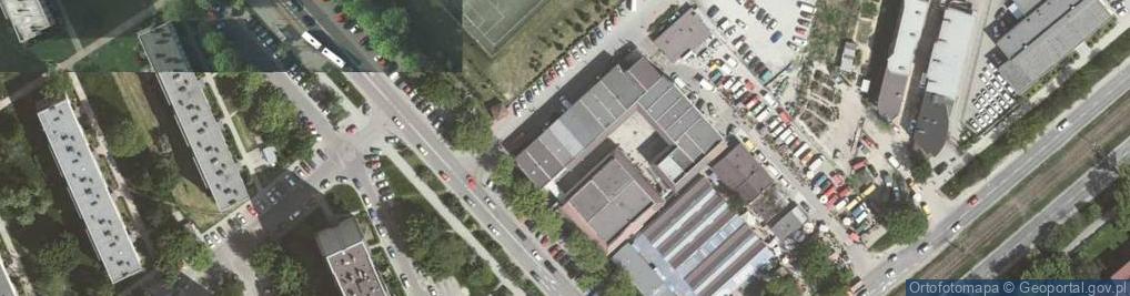 Zdjęcie satelitarne Bieńczycki Plac Targowy ul.
