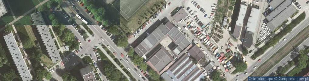 Zdjęcie satelitarne Bieńczycki Plac Targowy ul.