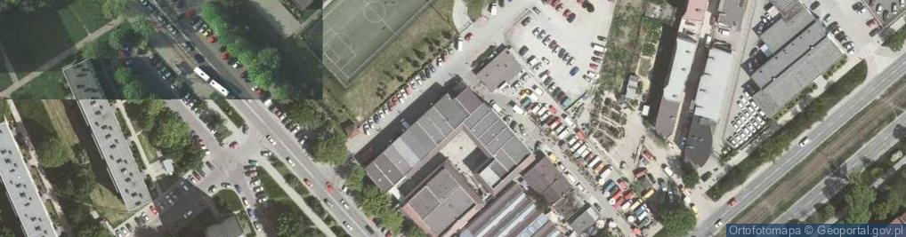 Zdjęcie satelitarne Bieńczycki Plac Targowy ul.