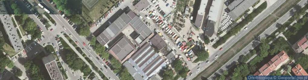 Zdjęcie satelitarne Bieńczycki Plac Targowy ul.