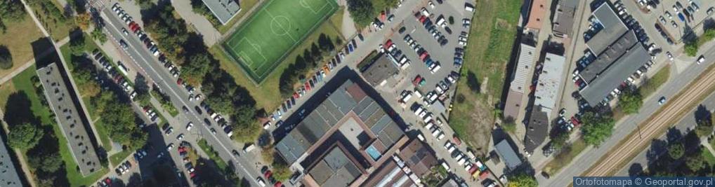 Zdjęcie satelitarne Bieńczycki Plac Targowy ul.