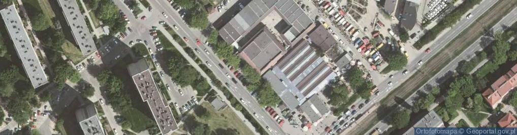 Zdjęcie satelitarne Bieńczycki Plac Targowy ul.