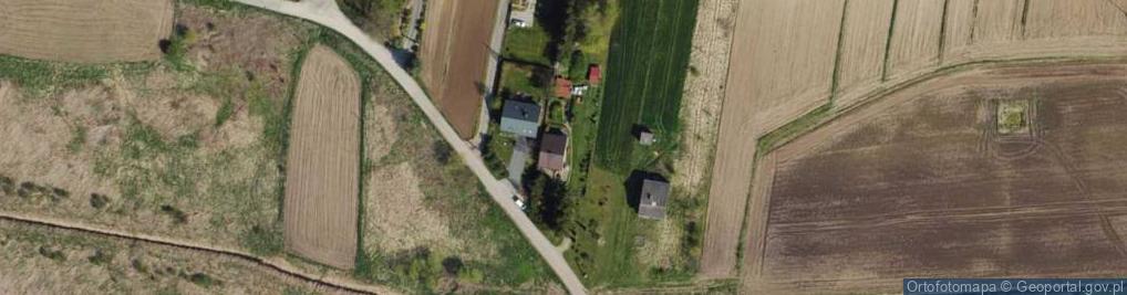 Zdjęcie satelitarne Biały Krzyż ul.