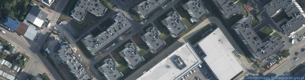 Zdjęcie satelitarne Bitwy Warszawskiej ul.