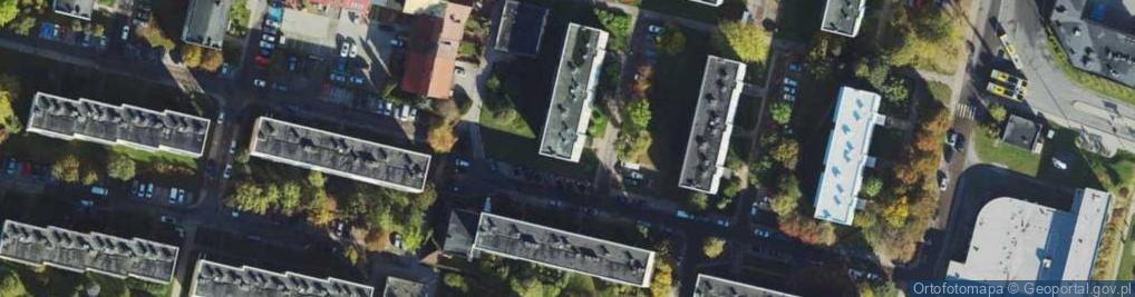 Zdjęcie satelitarne Bitwy Warszawskiej ul.