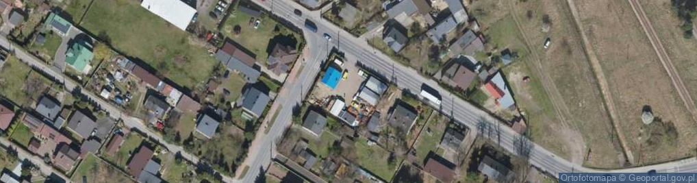 Zdjęcie satelitarne Białobrzeska ul.