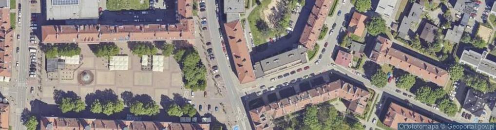 Zdjęcie satelitarne Biblioteczna ul.