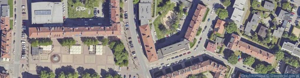 Zdjęcie satelitarne Biblioteczna ul.