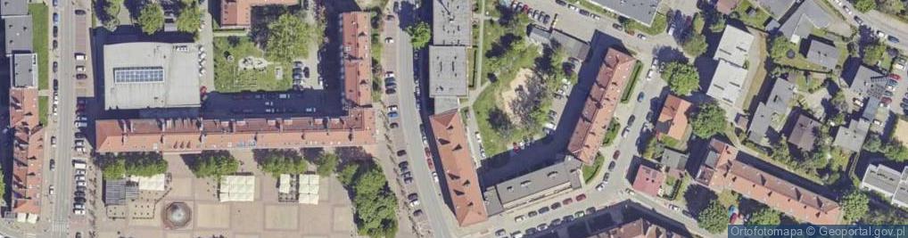 Zdjęcie satelitarne Biblioteczna ul.