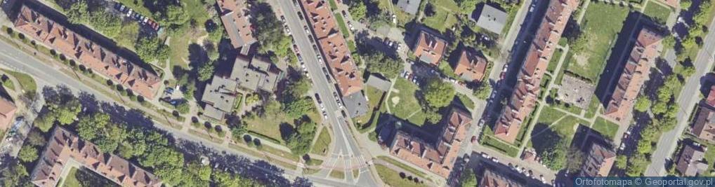 Zdjęcie satelitarne Biblioteczna ul.