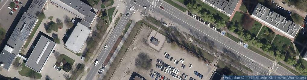 Zdjęcie satelitarne Bitwy Warszawskiej 1920 r. ul.
