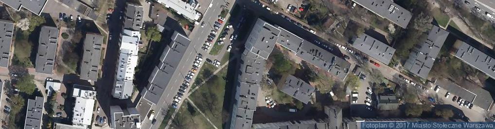 Zdjęcie satelitarne Białobrzeska ul.