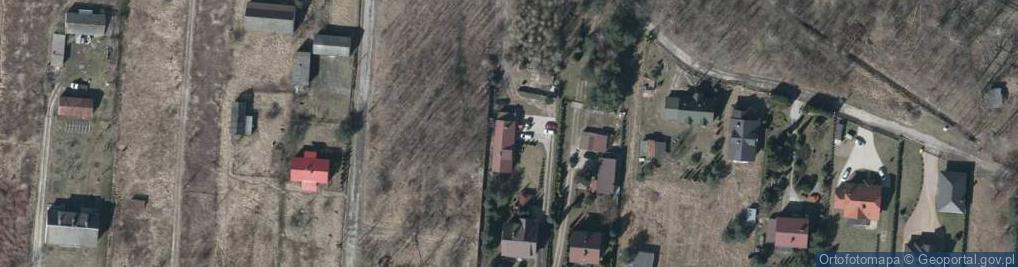 Zdjęcie satelitarne Bitwy Warszawskiej 1920 r. ul.