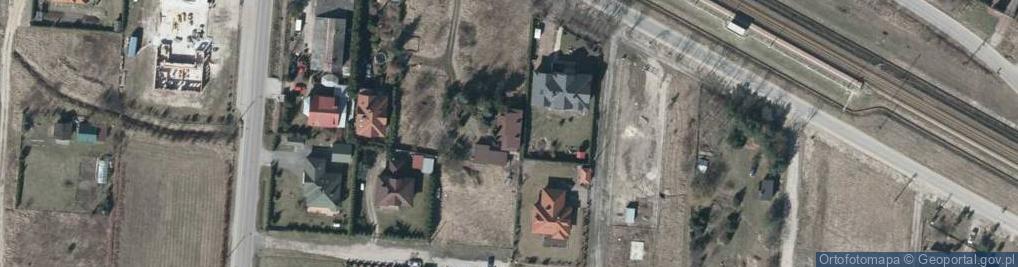 Zdjęcie satelitarne Bitwy Warszawskiej 1920 r. ul.