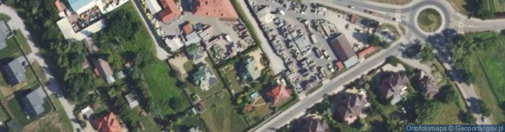 Zdjęcie satelitarne Białej Róży ul.