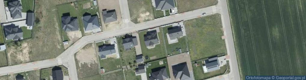 Zdjęcie satelitarne Bitwy Warszawskiej ul.