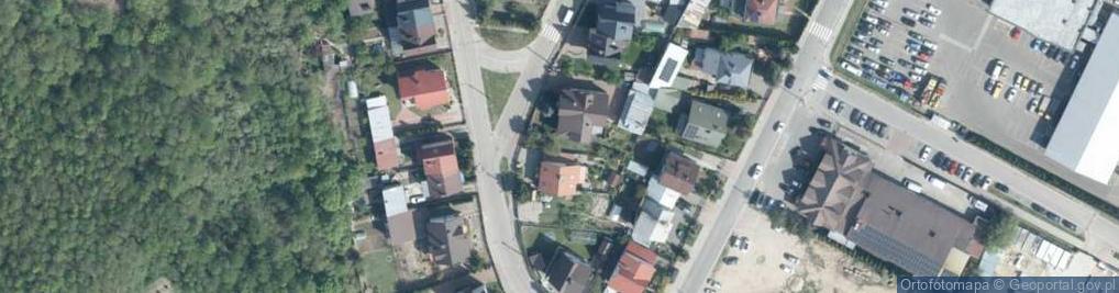 Zdjęcie satelitarne Bluszczowa ul.
