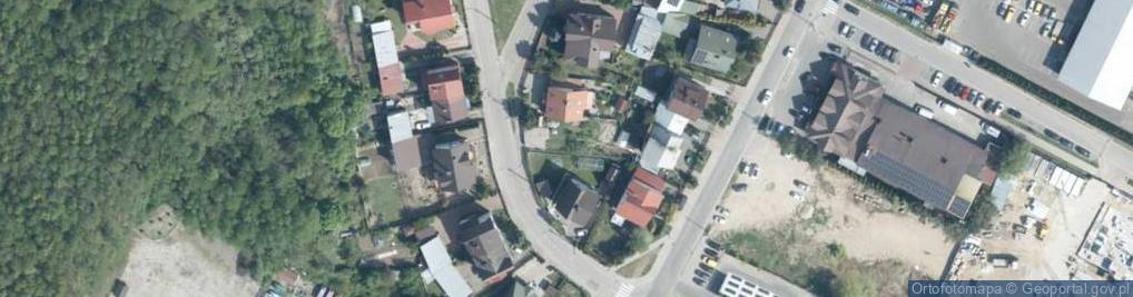 Zdjęcie satelitarne Bluszczowa ul.
