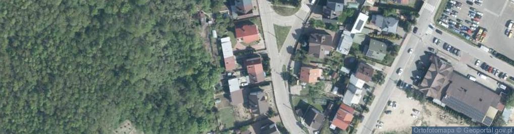 Zdjęcie satelitarne Bluszczowa ul.