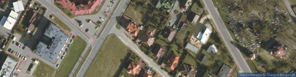 Zdjęcie satelitarne bł. Koźmińskiego Honorata ul.