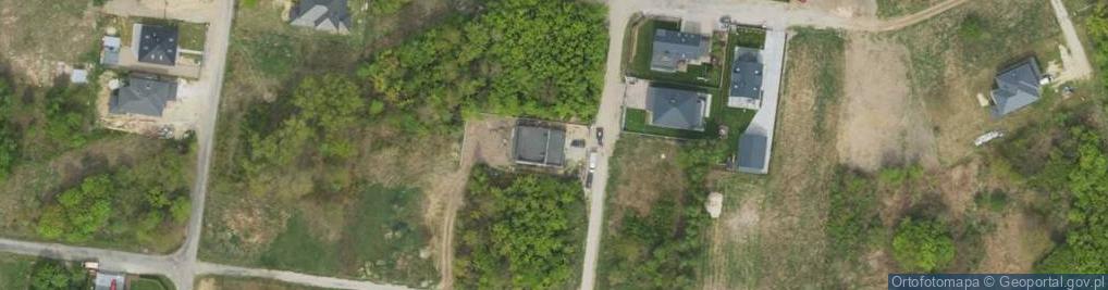 Zdjęcie satelitarne Błękitna ul.