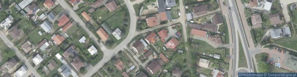 Zdjęcie satelitarne Błękitna ul.