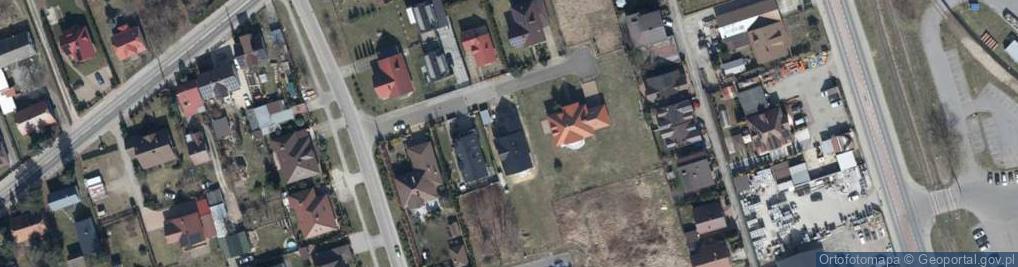 Zdjęcie satelitarne Błękitna ul.