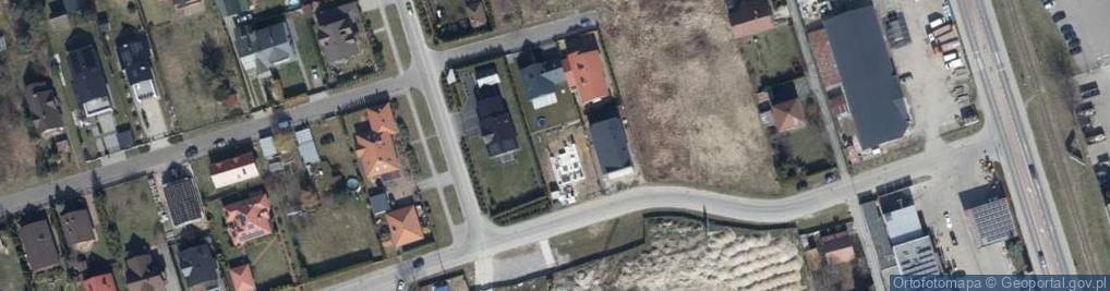 Zdjęcie satelitarne Błękitna ul.