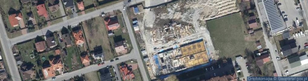Zdjęcie satelitarne Błękitna ul.