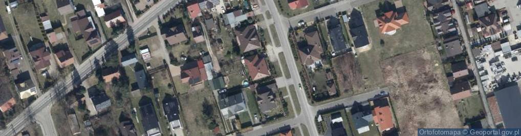 Zdjęcie satelitarne Błękitna ul.
