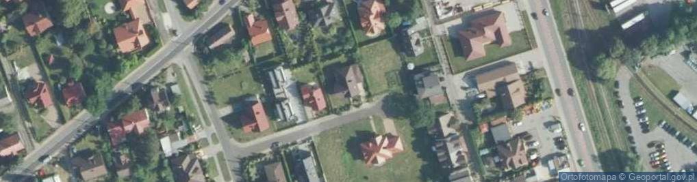 Zdjęcie satelitarne Błękitna ul.