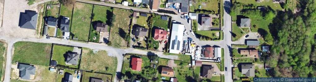 Zdjęcie satelitarne Błękitna ul.