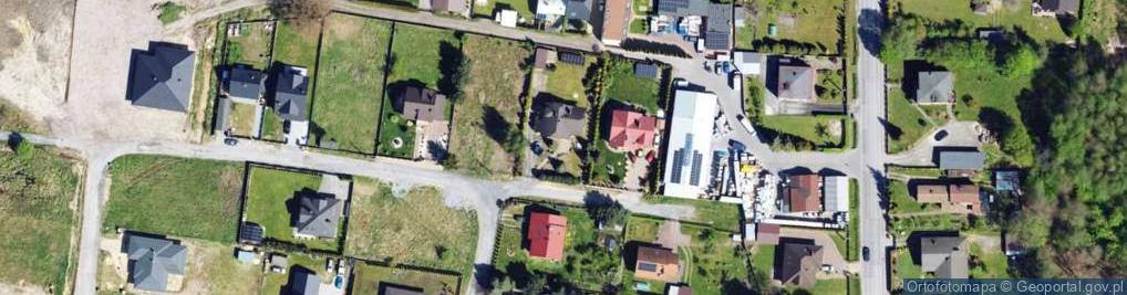 Zdjęcie satelitarne Błękitna ul.