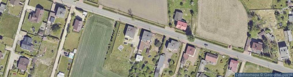 Zdjęcie satelitarne Błędów ul.
