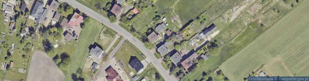 Zdjęcie satelitarne Błędów ul.