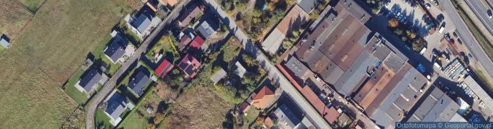 Zdjęcie satelitarne Bluszczowa ul.