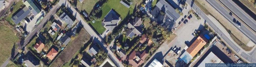 Zdjęcie satelitarne Bluszczowa ul.