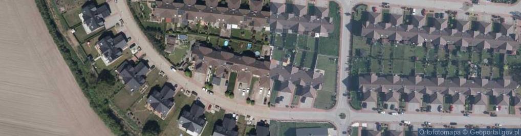 Zdjęcie satelitarne Błękitna ul.