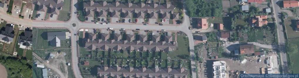 Zdjęcie satelitarne Błękitna ul.