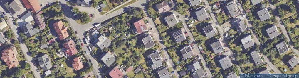 Zdjęcie satelitarne Błękitna ul.