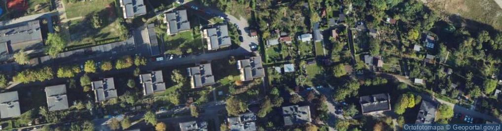Zdjęcie satelitarne Błękitna ul.