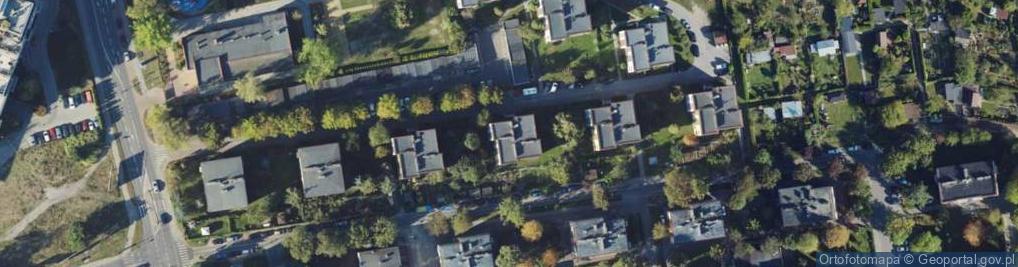 Zdjęcie satelitarne Błękitna ul.