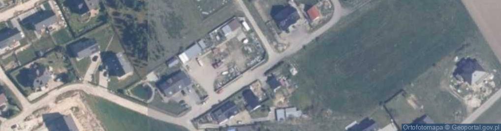Zdjęcie satelitarne Błękitna ul.