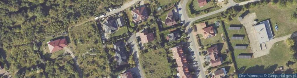 Zdjęcie satelitarne Błękitna ul.